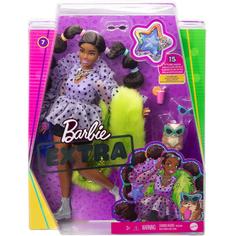 Экстра - Кукла Mattel Barbie с переплетенными резинками хвостиками GXF10