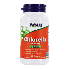 NOW Chlorella 1000 mg 60 таб