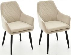 Стул Ардеко монолит беж - черный матовый муар 101275 Mebwill