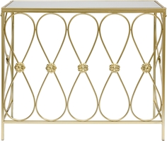 Консоль с зеркальной столешницей 54-162 Glasar ГЛАСАР