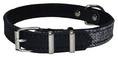 Ошейник для собак АРКОН Ричмонд черный ро35ч