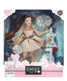 Кукла ABtoys Emily Розовая серия с маникеном и аксессуарами, 30см WJ-12656 Jiangsu Holly Everlasting Inc.