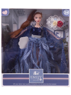 Кукла ABtoys Emily Синяя серия (платьем с прозрачной накидкой), аксессуары, 30см WJ-12667 Jiangsu Holly Everlasting Inc.