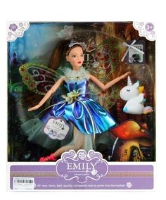 Кукла ABtoys Emily Сиреневая серия Фея с единорогом, 30см WJ-12683 Jiangsu Holly Everlasting Inc.