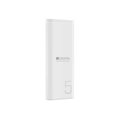 Внешний аккумулятор CANYON PB-53, 5000мAч, White [cne-cpb05w]