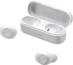 Беспроводные наушники CANYON TWS-1 White