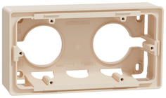 Коробка 2-ая SE Unica New для открытой установки (NU800444) Беж Schneider Electric