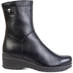 Полусапоги женские Юничел 5E7841 черные 39 RU