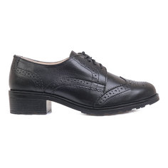 Полуботинки женские Юничел 5F4571 черные 45 RU