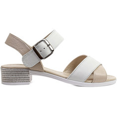 Босоножки женские Юничел 5M5372 белые 39 RU