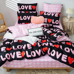 Комплект постельного белья СИТРЕЙД CL148, размер ЕВРО, сатин, 4 наволочки 50х70 и 70х70.