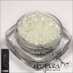 Цветная акриловая пудра для дизайна ногтей Nayada Сиреневый Опал 15 г