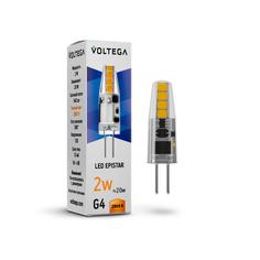 Лампочка светодиодная Voltega Capsule G4, 7142, 2W, G4