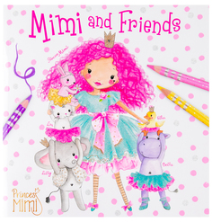 Альбом для раскрашивания Depesche Princess Mimi Mimi and Friends Мими и друзья