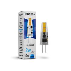 Лампочка светодиодная Voltega Capsule G4, 7143, 2W, G4