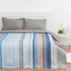 Экономь и Я Покрывало Полосы цвет: голубой (210х240 см)