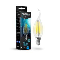 Лампочка светодиодная Voltega Candle wind 9W Graphene, 7133, 6,5W, E14
