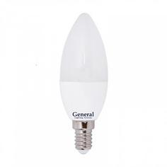 Лампочка светодиодная General, GLDEN-CF-8-230-E14-4500, 8W, E14