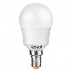 Лампочка светодиодная General, GLDEN-G45F-7-230-E14-4500, 7W, E14