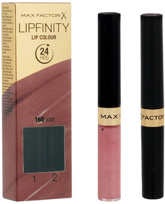 Стойкая губная помада и увлажняющий блеск MAX FACTOR Lipfinity, тон №160 Iced