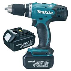 Аккумуляторная дрель-шуруповерт Makita DDF453RFE