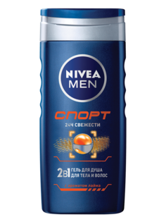 Гель для душа NIVEA Спорт 250 мл для тела и волос