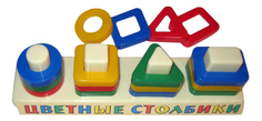 Семейная настольная игра Аэлита Цветные столбики 2С452/ЦТ-1