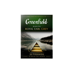 Чай черный в пирамидках Greenfield Royal Earl Grey 20 пакетиков