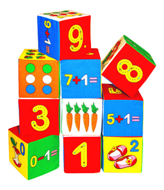 Детские кубики Мякиши Кубики Умная математика 177