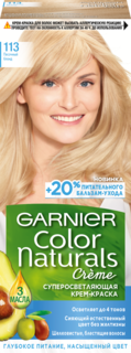 Краска для волос Garnier Color Naturals, тон №113 Песочный блонд