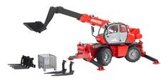 Погрузчик колесный Bruder Manitou mrt 2150 с телескопическим ковшом