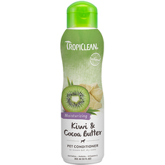 Кондиционер для кошек и собак TropiClean Киви и масло какао, увлажняющий, 355 мл