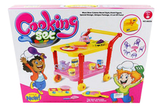 Тележка Shantou Gepai сервировочная с аксессуарами