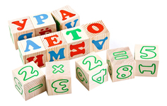 Детские кубики Томик "Алфавит с цифрами Русский"