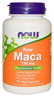 Бустер тестостерона NOW Maca 750 мг 90 капсул