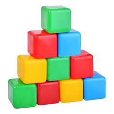 Детские кубики Пластмастер Плэйдорадо Цветные