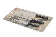 Набор ножей Samura SHR-0230B/K 3 шт