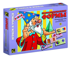Семейная настольная игра Step Puzzle Геометрические формы