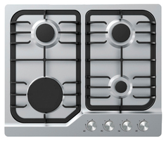 Встраиваемая варочная панель газовая Midea MG687X Silver