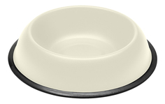 Одинарная миска для кошек Ferplast, металл, белый, 0.25 л