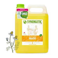 Жидкое мыло SYNERGETIC "Полевые цветы" с эффектом увлажнения, гипоаллергенное, 5л