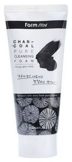 Пенка для умывания FarmStay Charcoal Pure Cleansing 180 мл