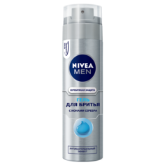Гель для бритья NIVEA Серебряная защита 200 мл