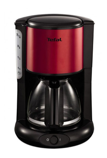 Кофеварка капельного типа Tefal Confidence CM361E Red/Black