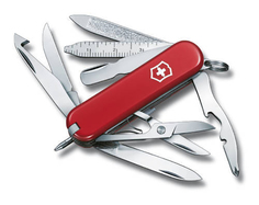 Мультитул-брелок Victorinox MiniChamp 0.6385 58 мм красный, 16 функций