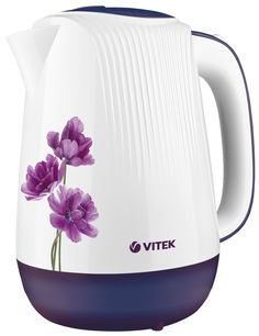 Чайник электрический Vitek VT-7061 OG White/Purple
