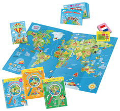 Игровой набор ГеоДом Большая кругосветка чемоданчик путешественника