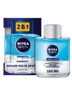 Лосьон после бритья NIVEA 2 в 1 Защита и уход 100 мл