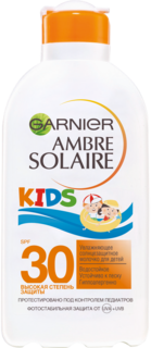 Молочко детское Ambre solaire spf30+ 200 мл Garnier