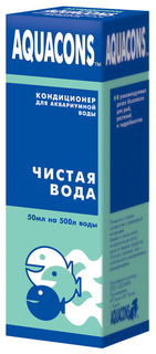 Кондиционер для пресноводного аквариума Акваконс Чистая вода 50 мл Зоомир